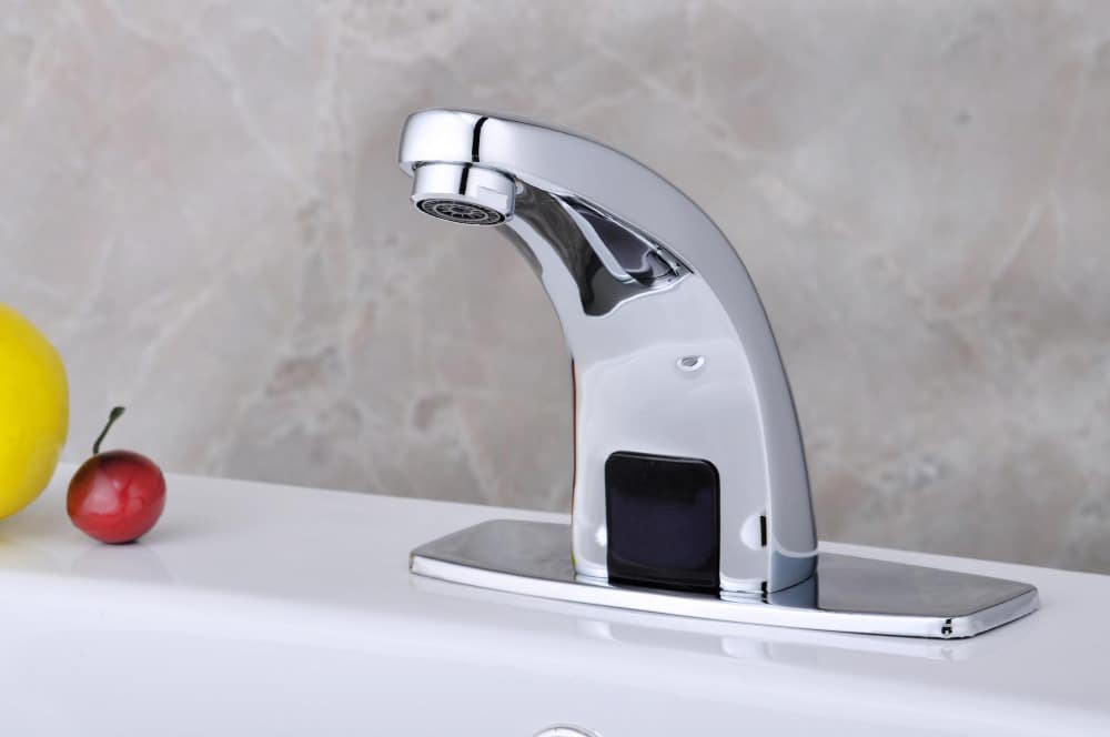 An energy-saving motion detecting faucet.